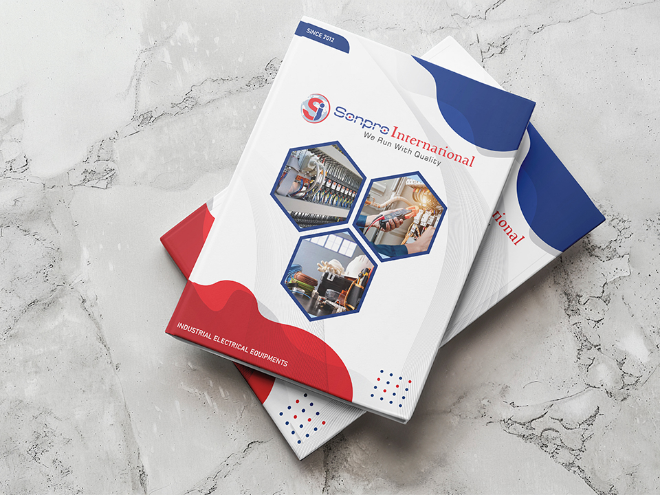 Brochure Design for Sonpro International | Portfolio | Lucid Edge Tech Serv