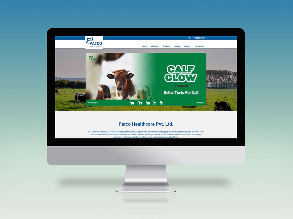 Patco Healthcare Pvt Ltd Kolhapur | Portfolio | Lucid Edge Tech Serv