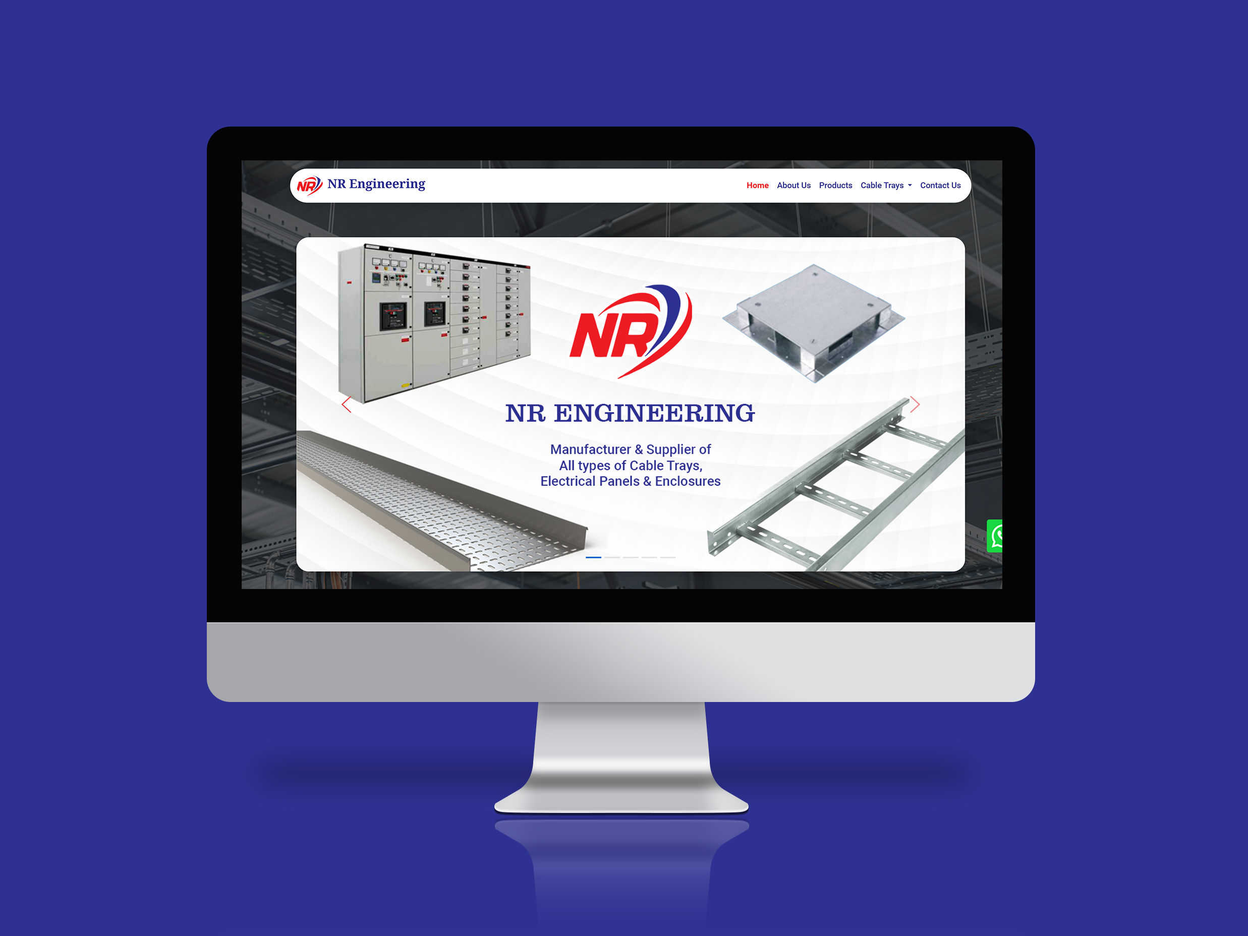 NR Engineering – Corporate Website for Electrical & Engineering Products Manufacturer | Portfolio | Lucid Edge Tech Serv