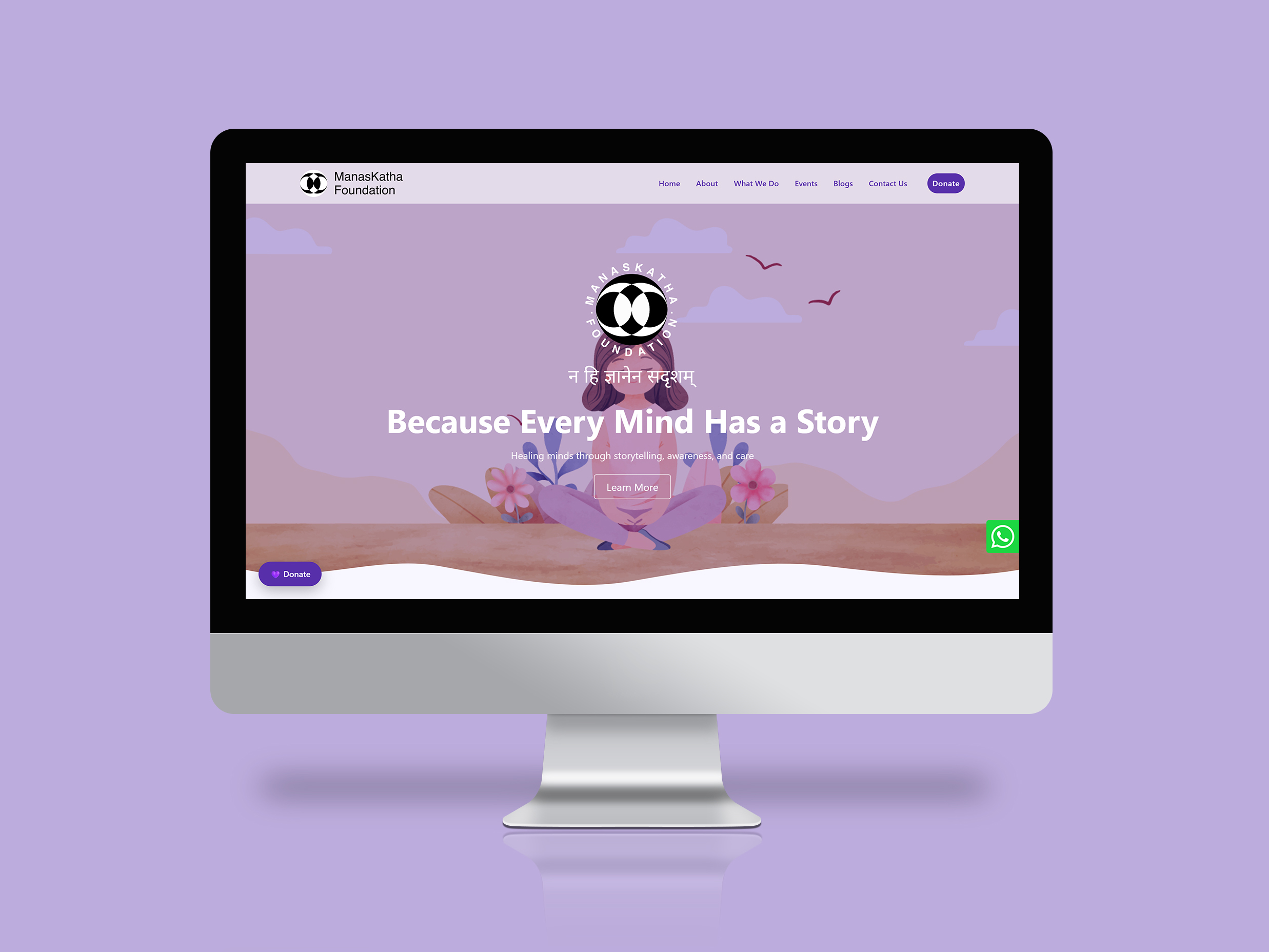 Manaskatha Foundation Website by Lucid Edge Tech Serv